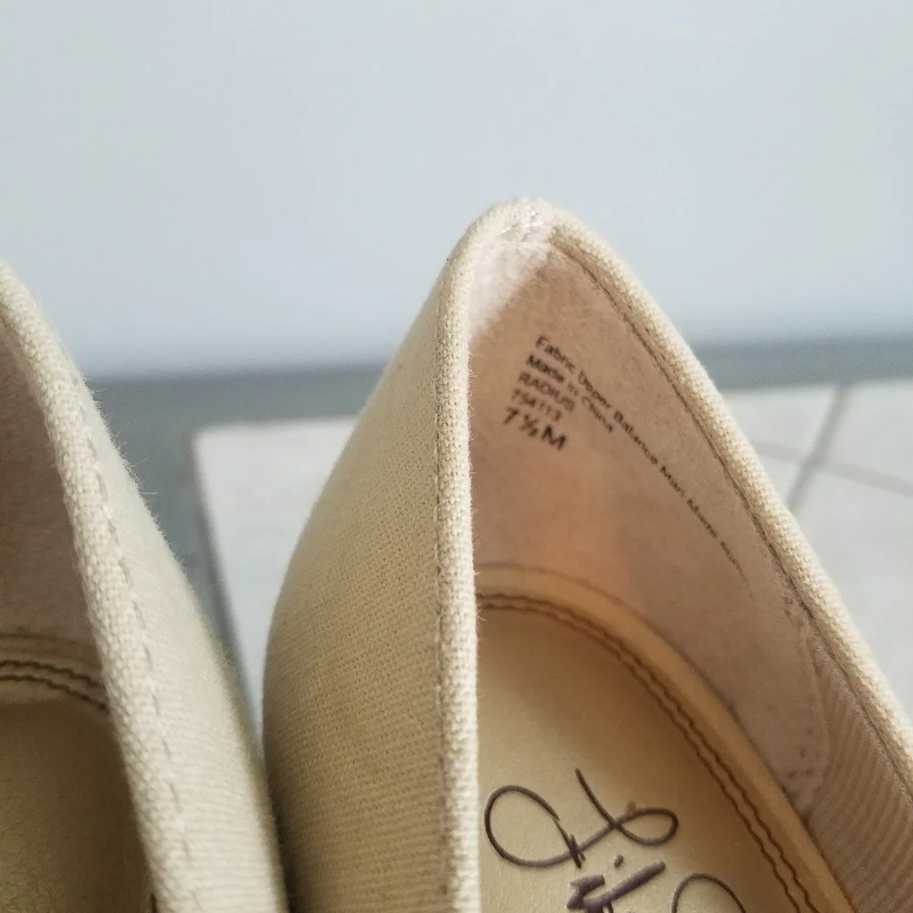 Life Stride Women's Open-Toe Wedge Heels in Beige